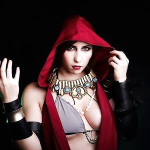 Beautiful girl and cosplayer Stephanie Van Rijn (big boobs)