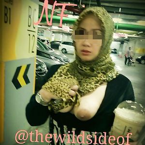 hijab exhibitionist from indonesia