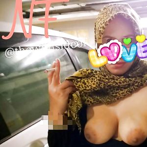 hijab exhibitionist from indonesia