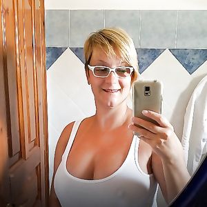 Blonde Serbian Milf (very big natural tits) by Mentulaxxx
