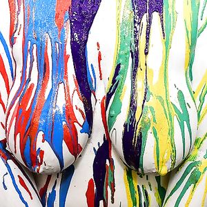 1-11-18 Body Painting My Wife's Big Tits