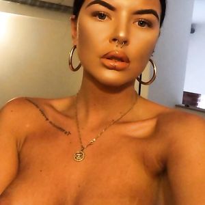 Pierced big titted teen