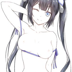 Anime Babes: Hestia - big boobs