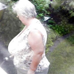 Grannies with big boobs! Amateur voyeuristic! - amateur