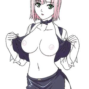 Busty Hentai Girls Flashing Their Tits! - flashing