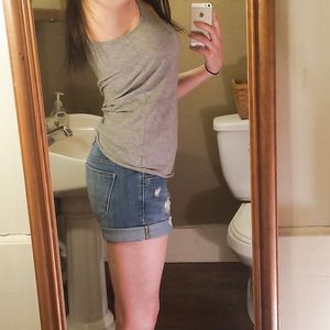 Time for shorts - big boobs