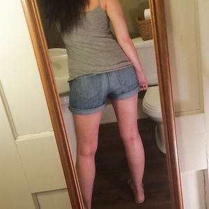 Time for shorts - big boobs