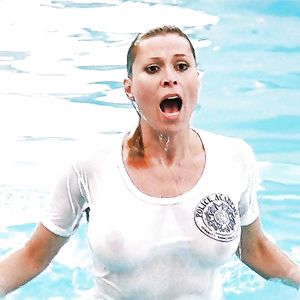 Wanking over Leslie Easterbrook - big boobs