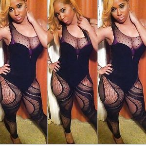 Black Beauty in Undi's and Lingerie - black and ebony