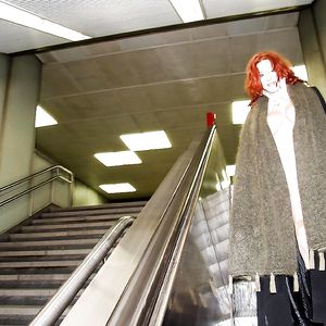 Jana in public - big boobs