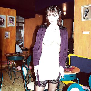 Szilvi in public - amateur