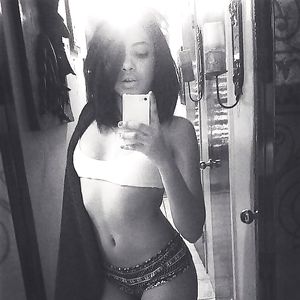 Black Beauty Selfies in Undi's and Lingerie - big boobs