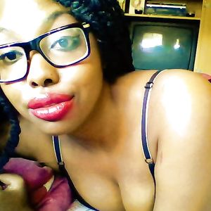 Black Beauty Selfies in Undi's and Lingerie - big boobs