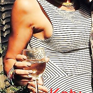 Wife's friends cleavage - big boobs