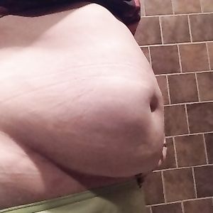 HUGE natural tits and big fat belly | Retired Album!!