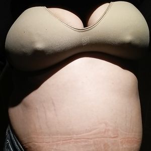 HUGE natural tits and big fat belly | Retired Album!!