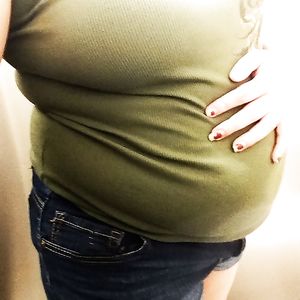 HUGE natural tits and big fat belly | Retired Album!!