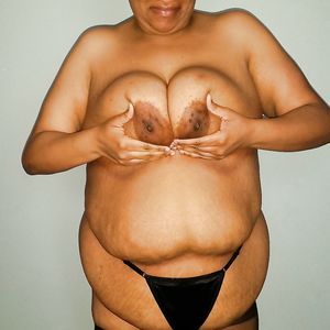 Mature Black BBW Tits