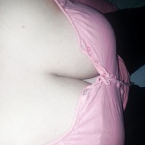 big cleavage of my wife