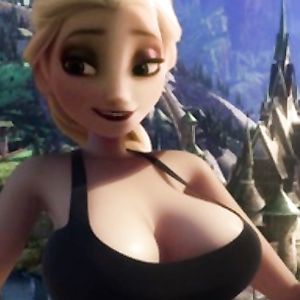 Elsa Frozen Big Tits Sexy