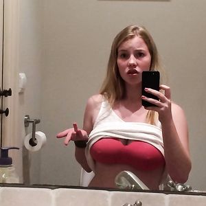 Blonde girlfriend with big tits - blonde