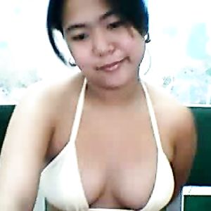 Beautiful Pinay girl with big tits and hairy pussy - big tits