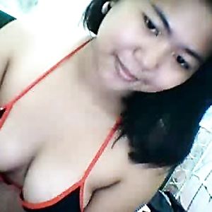 Beautiful Pinay girl with big tits and hairy pussy - big tits