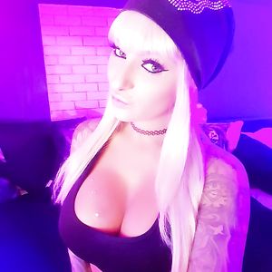 Mila Elaine - german tattood bimbo inked up big tits - bimbo