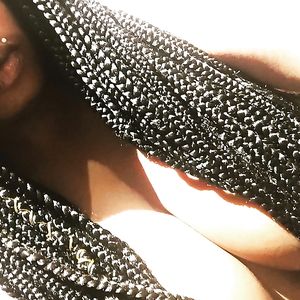 Big tits - sexy black girl