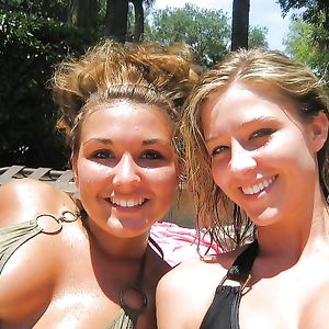 Country girl Brittany and her nice tits - brunette