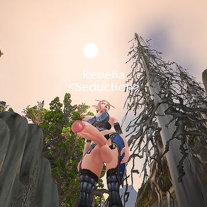 Renelia in her slutty mail armor - big boobs