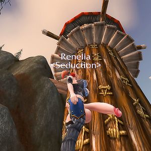 Renelia in her slutty mail armor - big boobs