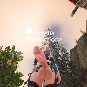 Renelia in her slutty mail armor - big boobs