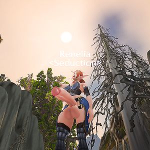 Renelia in her slutty mail armor - big boobs