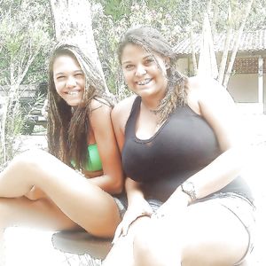 Pretty girls with great big tits - teen