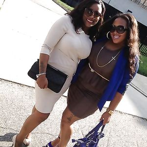 Asia and her big black tits - black and ebony