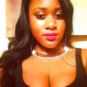 Asia and her big black tits - black and ebony