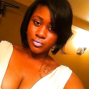 Asia and her big black tits - black and ebony