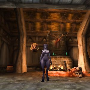 My Draenei girly, Hy'aani - big boobs