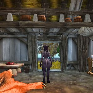 My Draenei girly, Hy'aani - big boobs