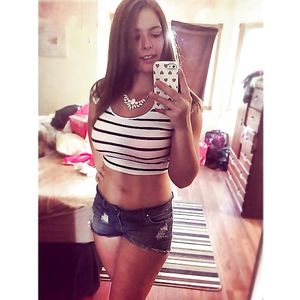 Sexy cleavage babe! - tits