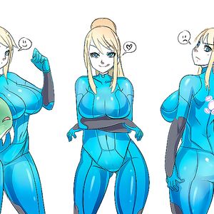 Samus x3 - creampie