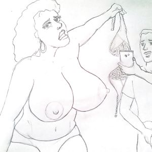my drawings - big boobs