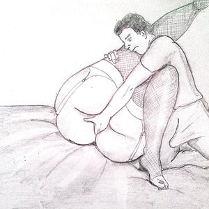 my drawings - big boobs