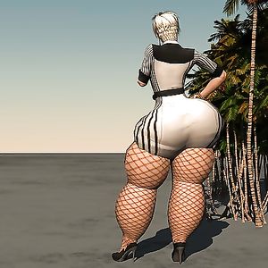 Beefy Girl 3d - asses