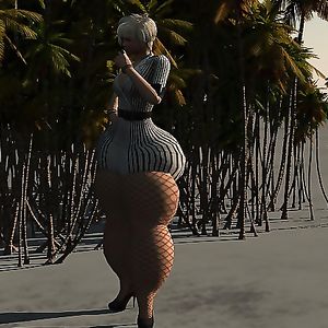 Beefy Girl 3d - asses