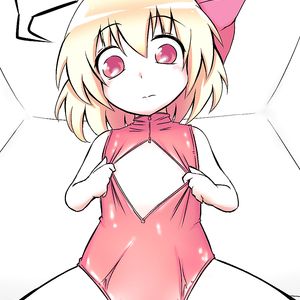 front zipper swimsuit and backless panties x3 - camel toes