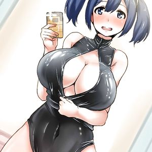 front zipper swimsuit and backless panties x3 - camel toes