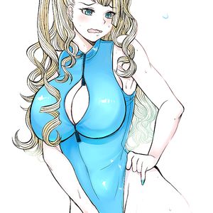 front zipper swimsuit and backless panties x3 - camel toes