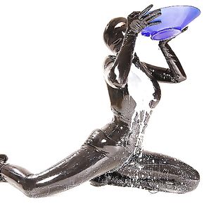 Catsuit and Milk - Latex - non-porn